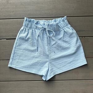 Blue shein shorts